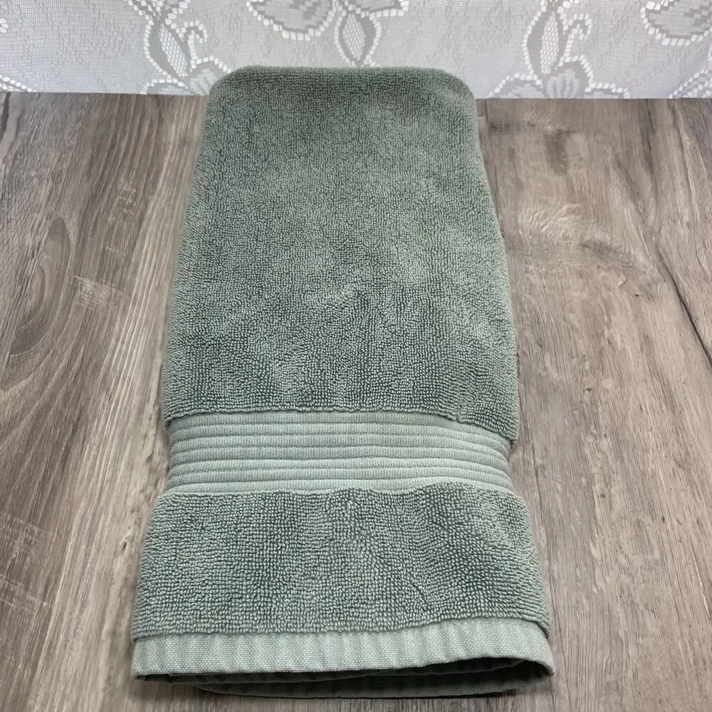 Ralph Lauren Hand Towel Stone Blue 100% Cotton 21